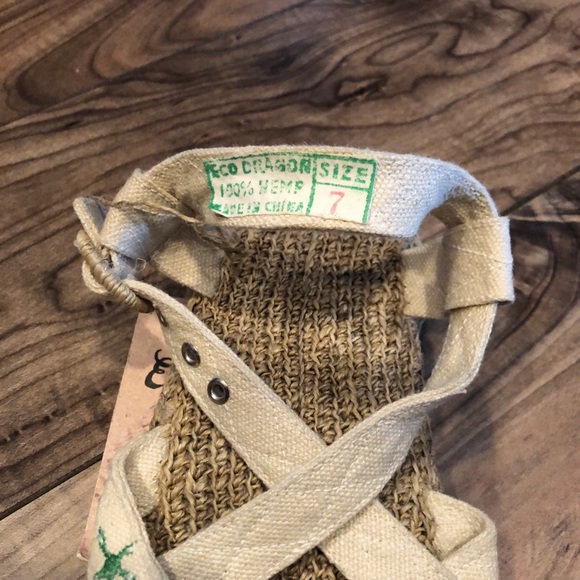 Eco Dragon 100% Hemp Sandals - Picture 6 of 9